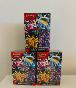 Pokemon Scarlet and Violet: Paldean Fates Booster Bundle LOT OF 3 (18 Packs) - Image 1