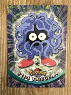 Tangela #114 Topps Series 2 Non-Holo Blue Logo Pokemon TCG NM - Image 1