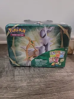 Pokemon Spring 2022 Arceus Collector's Treasure Chest Tin - Factory Sealed - Image 1