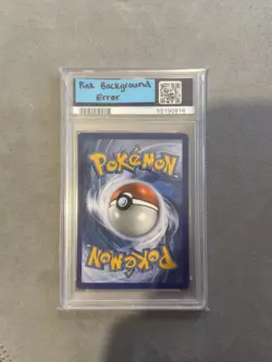 PINK BACKGROUND ERROR Pikachu Evolutions 35/108 Regular Common Pokemon TCG PSA 9 - Image 2