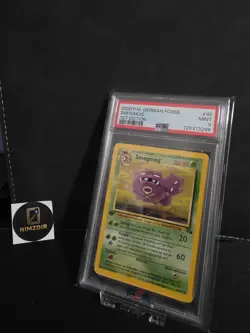 2000 POKEMON GERMAN FOSSIL #45 SMOGMOG 1ST EDITION PSA 9 - Image 1