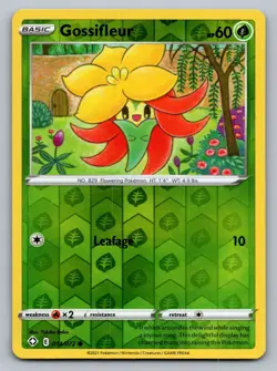 Pokemon TCG Shining Fates Gossifleur #14 Reverse Holo - Image 1