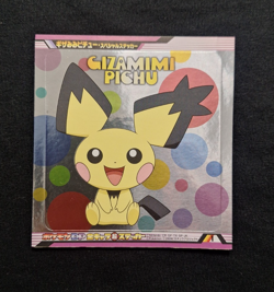 Pichu Holo Pokemon Sticker Diamond Pearl Shogakukan Japanese 2009 Near Mint - Image 1