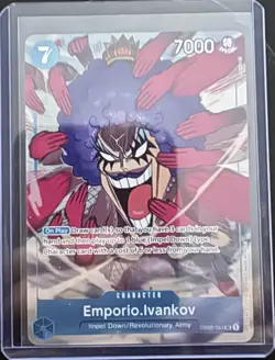 One Piece: Paramount War OP02-051 Emporio Ivankov SR (Alt Art / Parallel) - NM - Image 1