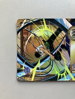 Zoro ONE PIECE Carddass Hyper Battle Holo Rare TCG Japanese C114 Bandai [AA] - Image 2