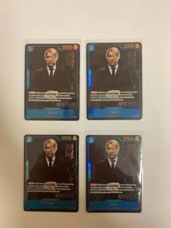 One Piece 4X SANJI P-050 Premium Card Collection LIVE ACTION ENGLISH - Image 1