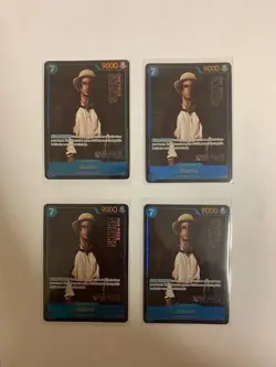 One Piece 4X SHANKS P-051 Premium Card Collection LIVE ACTION ENGLISH - Image 1