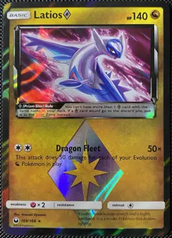 Latios Prism Star 108/168 Sm-Celestial Storm Holo (See Photos) Pokemon Card - Image 1
