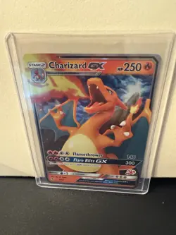 Pokemon TCG Charizard GX Hidden Fates Holo Ultra Rare Card 9/68 - Image 1