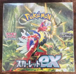 Pokemon Card Scarlet ex Booster Box sv1S Scarlet & Violet Japanese w/Shrink 4521329373515 - Image 1