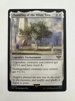 Flowering of the White Tree MTG Magic the Gathering Card NM Near Mint LTR - Image 1