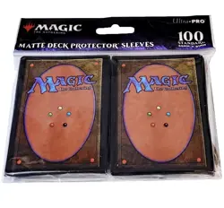 Magic Card Back Matte 100 ULTRA PRO MTG deck protector card sleeves standard - Image 1