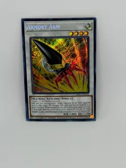 Yugioh Card Armory Arm HAC1-EN176 SECRET RARE Limited Edition - NM - Image 1