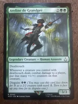 x1 Aveline de Grandpre R MTG Universes Beyond: Assassin's Creed M/NM, English - Image 1