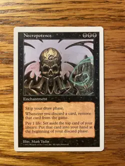 MTG: Necropotence 5th Ed - NM/LP - Magic The Gathering - Image 1