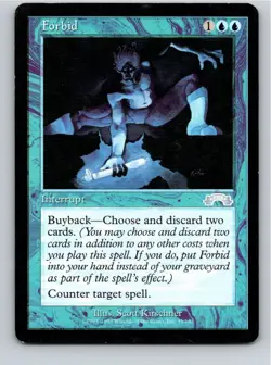 Magic the Gathering Forbid Exodus MTG Free Shipping! - Image 1