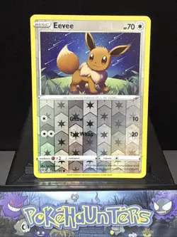Pokemon Card Eevee 130/185 Reverse Holo Vivid Voltage Near Mint - Image 1