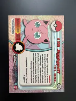 2000 Topps Chrome Pokemon Series 1 #39 Jigglypuff! - Image 2