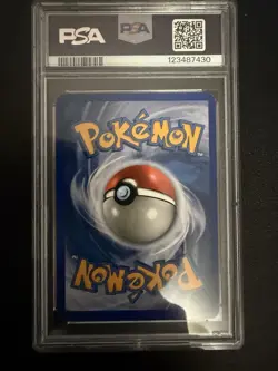 2005 Pokemon Entei Gold Star Holo #113 EX Unseen Forces PSA - Image 2