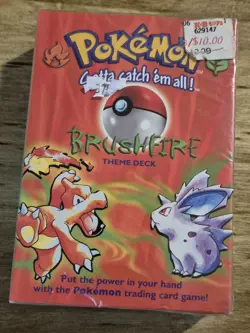 1999 Pokemon Brushfire Theme Deck Factory Sealed/Untouched - Image 1