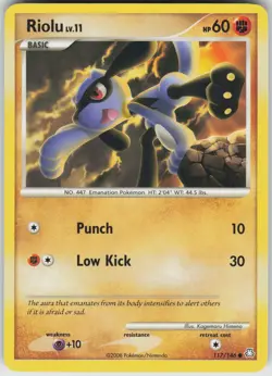 Pokemon Riolu 117/146 Legends Awakened Common NM - Image 1