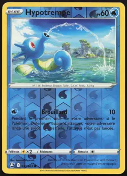Carte Pokemon Hypotrempe 031/163 Reverse Styles de Combat Francais - Image 1
