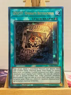 Gesucht: Sundhafte Beutesucherin RA03-DE074 Ultimate Rare Deutsch NM YUGIOH - Image 1