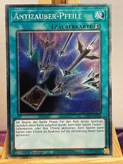 Antizauber-Pfeile RA03-DE264 Platinum Secret Rare Deutsch NM YUGIOH - Image 1