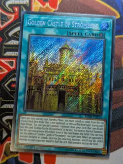 Golden Castle Of Stromberg BLRR-EN010 Secret Rare 1st Edition - LP - Image 1