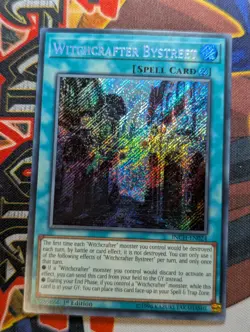 Yugioh Witchcrafter Bystreet INCH-EN024 Secret Rare 1st Edition - Image 1