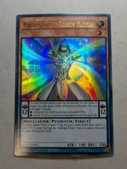 Performapal Five-Rainbow Magician BLLR-EN005 Ultra Rare 1st Edition Yugioh - Image 1