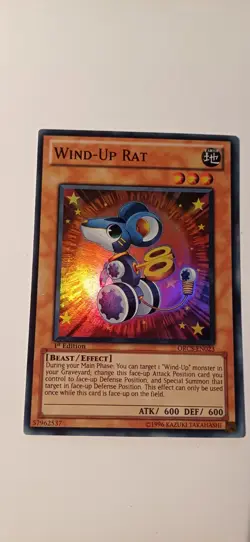 Wind-Up Rat ORCS-EN023 Order of Chaos 1st Edition YuGiOh - Image 1