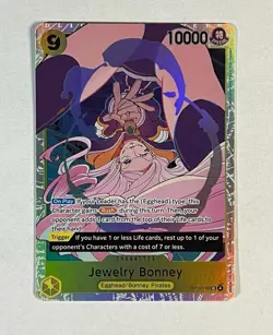 Jewelry Bonney (108) OP13-108 One Piece CCG Carrying On His Will Foil - Image 1