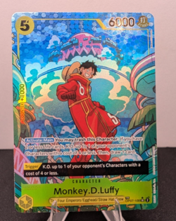 One Piece CCG Monkey.D.Luffy (TR) - Two Legends (OP08) Treasure Rare - Image 1