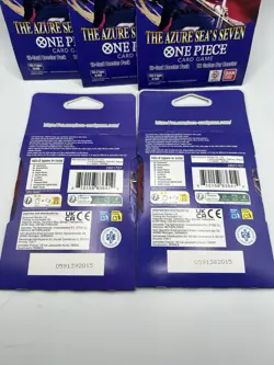 (5) One Piece TCG: The Azure Sea's Seven Sleeved Booster OP-14 English. - Image 3