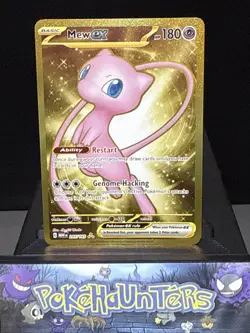 Pokemon Card Mew EX 205/165 Gold Hyper Rare Scarlet & Violet 151 Near Mint - Image 1