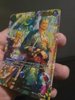 Roronoa Zoro PRB02-006 SP Alternate Art Azure Sea's Seven One Piece Card English - Image 3