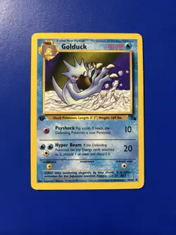 Pokemon Card - Fossil 35/62 - GOLDUCK (uncommon) **1st Edition** - Image 1