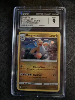 Dragonite 2017 Sun & Moon Base Reverse Holo Rare Card 96/149 - Image 1