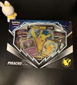 Pokemon Pikachu TCG v Box Pikachu v Card - Image 1