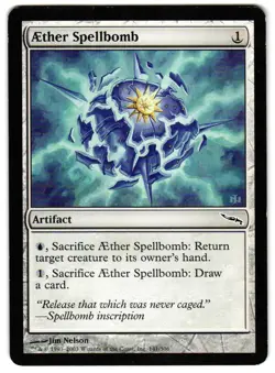 Magic_the_gathering Mirrodin Aether Spellbomb #141 2003,LP,MTG Common - Image 1