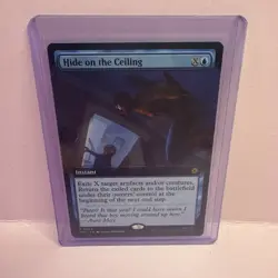 Hide On The Ceiling - N/M - Extended Art Spider Man - MTG Magic The Gathering - Image 1