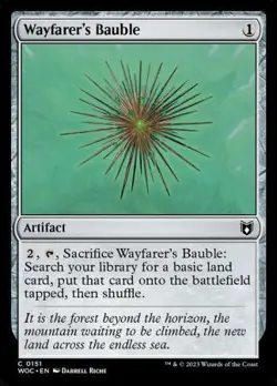 MTG Wilds of Eldraine Commander - Wayfarer's Bauble - Image 1