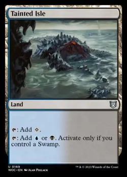 MTG Wilds of Eldraine Commander - Tainted Isle - Image 1