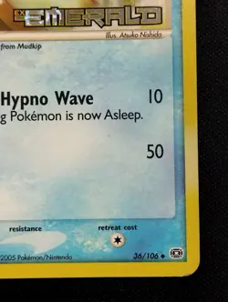 Pokemon - Marshtomp HOLO STAMPED - Ex Emerald - 36/106 - 2005 - ENG - Image 5