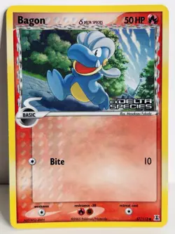 Bagon Reverse Holo 57/113 ex Delta Species 2005 Pokemon Card - Image 1