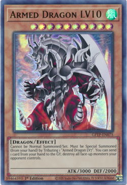 Armed Dragon LV10 GFTP-EN075 Ultra Rare 1st ed Ghost From The Past yugioh - Image 1