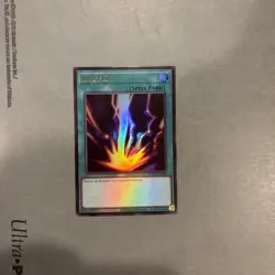 Raigeki LCKC-EN088 Ultra Rare Yugioh Legendary Collection Kaiba Unlimited Mint - Image 1