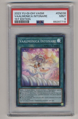Yu-Gi-Oh Vaalmonica Intonare PSA 9 VASM-EN038 1st Ed Valiant Smashers Yugioh - Image 1