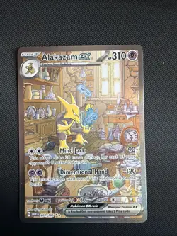 Pokemon TCG Alakazam EX 151 Holo Card Scarlet & Violet 201/165 Mint - Image 2